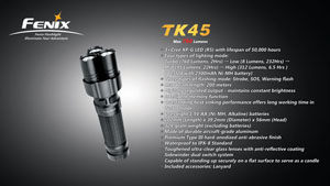  Fenix TK45 3xR5