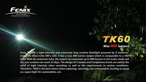  Fenix TK60 XML