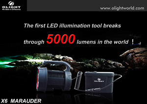  Olight X6  6   XML. 5000 ANSI ! (  )