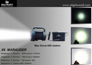  Olight X6  6   XML. 5000 ANSI ! (  )