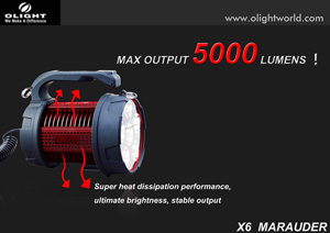  Olight X6  6   XML. 5000 ANSI ! (  )