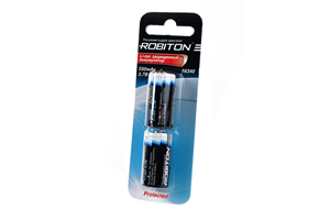 Li-Ion  Robiton 16340 550mAh 3.7v - 1.