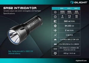  Olight SR52 UT II Intimidator